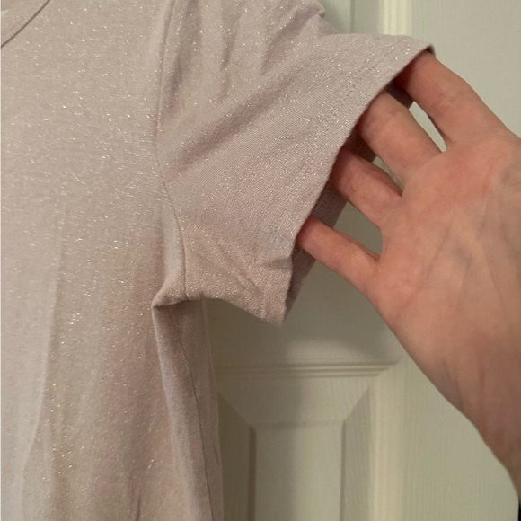 OLD Navy Blush Sparkly Tee - Picture 3 of 10